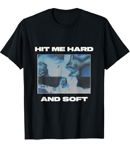 Amazon.com: Official Billie Eilish HIT ME Hard and Soft Cover T